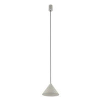 Lampa wisząca ZENITH S SILK GRAY śr. 20,5cm GU10 | szary 10880