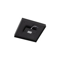 Plafon LID SQUARE LED 30cm 50W barwa ciepła 3000K | czarny 10427