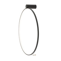 Kinkiet/lampa sufitowa CIRCOLO LED śr. 60cm 21W barwa ciepła 3000K | czarny 10815