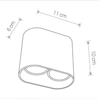 Lampa sufitowa PAG WHITE 9387