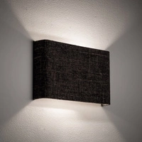 Kinkiet AMARELA B 2xG9 wys.15cm dług.25cm | Czarny melanż 11662