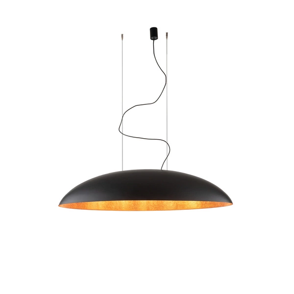 Lampa wisząca CANOE dł. 117cm 40W 5xE27 | czarny/miedziany 10322