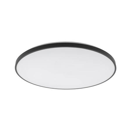 Plafon AGNES ROUND LED PRO 64cm 64W barwa ciepła 3000K | czarny