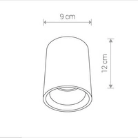 Betonowy Spot SHY S 9cm 9390