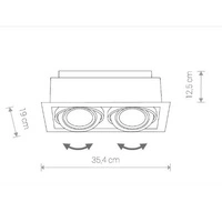 Lampa wpuszczana DOWNLIGHT ES111 BLACK 9570