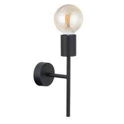 Kinkiet wewnętrzny loftowy RADIUS I B E27 60W wys. 27cm | czarny 7762