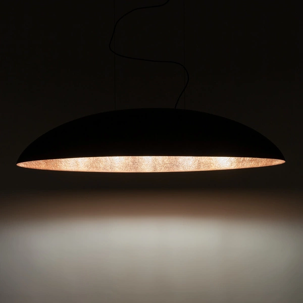 Lampa wisząca CANOE dł. 117cm 40W 5xE27 | czarny/miedziany 10322