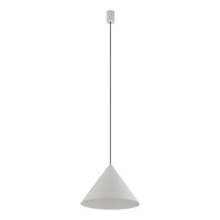 Lampa wisząca ZENITH M SILK GRAY śr. 35cm GU10 | szary 10878