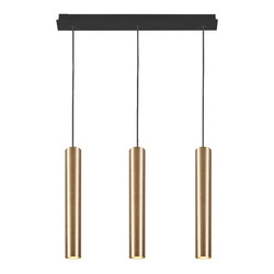 Lampa wisząca EYE III wys. 130cm 3xGU10  | mosiądz 7863