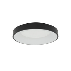 Plafon NIKKI ROUND LED śr. 48cm 48W barwa biała ciepła 3000K | czarny