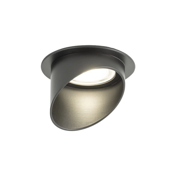 Lampa podtynkowa SOLTA szer. 7.5cm GU10 | czarny 10491