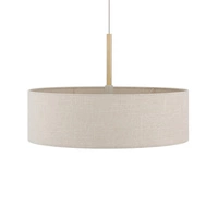 Lampa wisząca SANTANA M E27 wys.130cm szer.65cm | Kremowy 11653