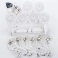 Żyrandol klasyczny NEWPORT VI stal i szkło | biały 8156