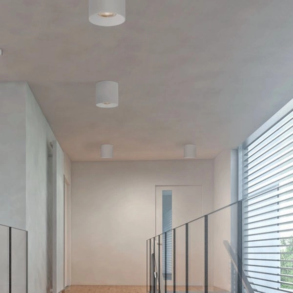 Lampa sufitowa plafon IOS 40W LED 4000K kąt 60° | czarny 8723