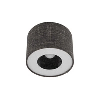 Plafon AMARELA S E27 wys.22.1cm szer.23cm | Czarny melanż 11657