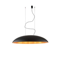 Lampa wisząca CANOE dł. 117cm 40W 5xE27 | czarny/miedziany 10322