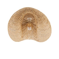 Plafon HAVANA L szer. 80cm E27 | naturalne drewno/biały 11172