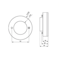 Żarówka płaska pastylka GX53 LED SMD 9W | barwa neutralna