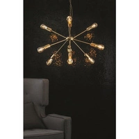 Lampa wisząca industrialna zwis ROD IX złoty śr. 77cm 9130