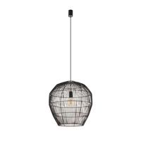 Lampa wisząca HAITI M śr. 50cm E27 | czarny 11167
