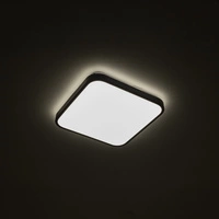 Plafon AGNES SQUARE LED PRO 4000K 16W 1200lm szer.33.5cm IP44 | Czarny 10984