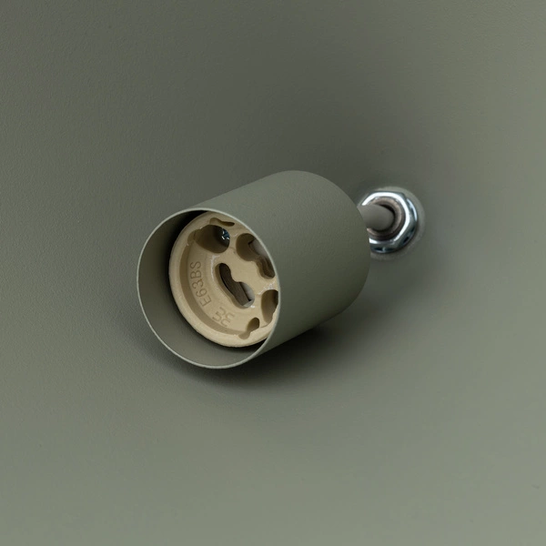 Lampa wisząca ZENITH XS wys.130cm szer.11cm GU10 IP20 | Sage green 11492