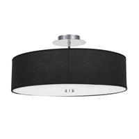 Lampa sufitowa plafon VIVIANE śr 50cm czarny 6390