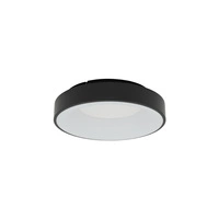 Plafon NIKKI ROUND LED śr. 38cm 32W barwa neutralna 4000K | czarny 11210