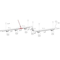 Łącznik zasilający wzdłużny PROFILE RECESSED STRAIGHT CONNECTOR | czarny 10228