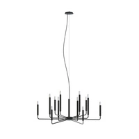 Lampa wisząca ORTO XII A 12xE14 wys.170cm szer.103cm | Czarny 11462