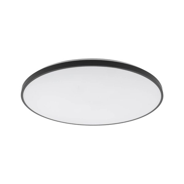 Plafon AGNES ROUND LED PRO 64cm 64W barwa ciepła 3000K | czarny