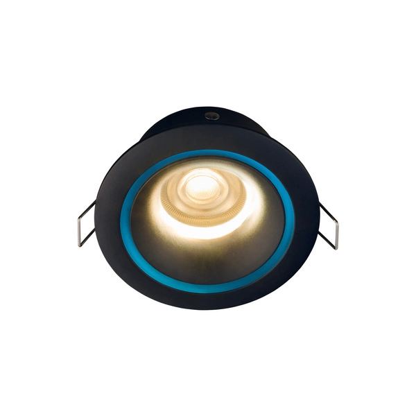 Oczko wpuszczane FOXTROT black GU10 IP54 do łazienki 8374