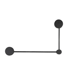 Kinkiet ORBIT BLACK II 52cm 2xGX53 | czarny 10638