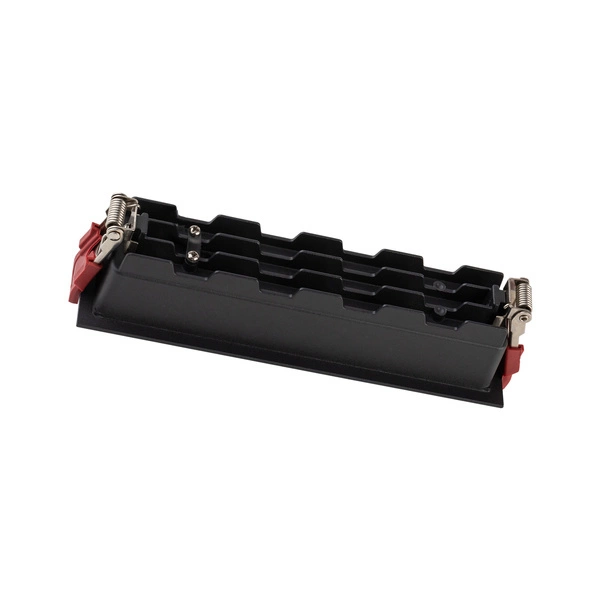 Oprawa sufitowa podtynkowa MIDI LED BLACK 20.7cm 20W neutralna 4000K | czarny 10065