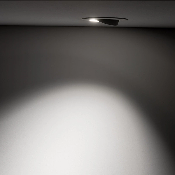 Lampa podtynkowa EGINA LED szer. 11cm 10W barwa ciepła 3000K | biały 10551