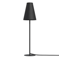 Lampa stołowa TRIFLE BLACK do sypialni i jadalni | czarny