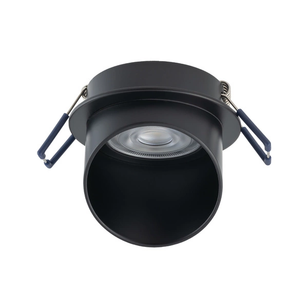 Lampa podtynkowa SOLTA szer. 7.5cm GU10 | czarny 10491