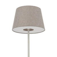 Lampa podłogowa TUTOIA E27 wys.163cm szer.46cm kabel200cm | Beż-Silk gray 11683