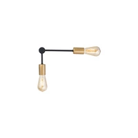 Kinkiet ścienny loftowy ROTOR II E27 60W szer. 32cm | czarny 7933