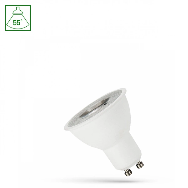 LED GU10 230V 4W SMD 55st NW z soczewką SPECTRUM