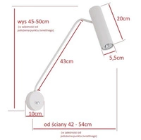 Kinkiet EYE SUPER GRAPHITE 6494