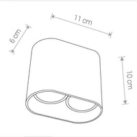 Lampa sufitowa PAG BLACK 9386