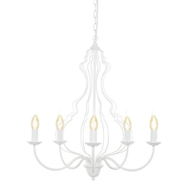 Biały żyrandol MARGARET WHITE 6330