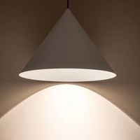 Lampa wisząca ZENITH M SILK GRAY śr. 50cm GU10 ES111 | szary 10872