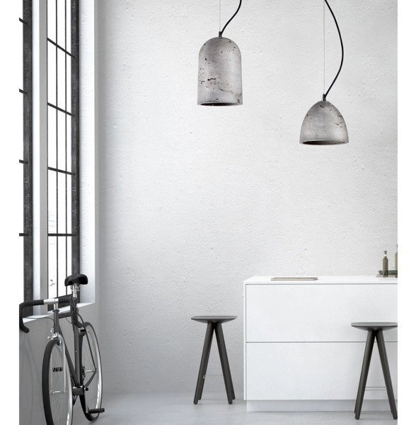 Betonowa lampa wisząca LAVA 6855