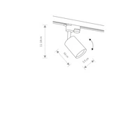 Lampa do szyny PROFILE EYE SPOT WHITE 9321