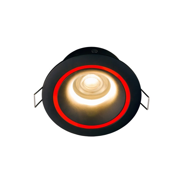 Oczko wpuszczane FOXTROT black GU10 IP54 do łazienki 8374