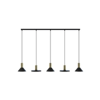 Lampa wisząca HERMANOS V wys. 130cm 5xGU10 | czarny 8032