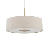 Lampa wisząca SANTANA M E27 wys.130cm szer.65cm | Kremowy 11653