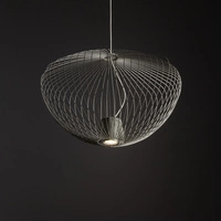 Lampa wisząca PUMPKIN M szer. 54,5cm GU10 | jasnoszary 11244